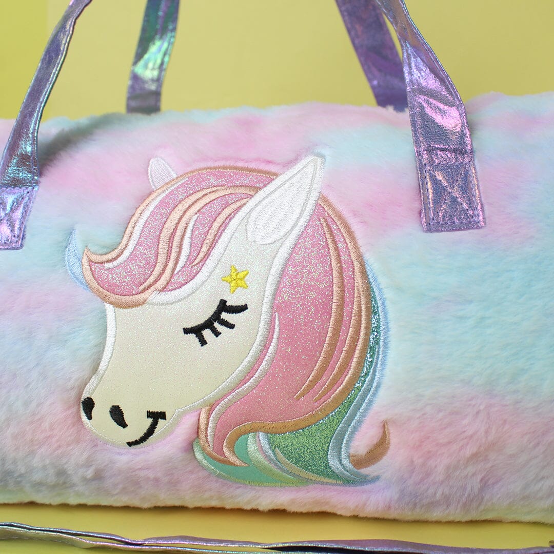 Stylish Fluffy Stuff Multi Themed Duffle Bag Duffle Bag Iluvlittlepeople 