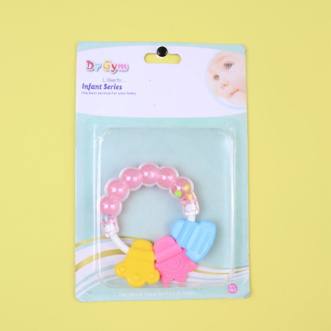 Attractive Little People Gears - Rattle Teether Rattle Teether Iluvlittlepeople 0-12 Months Multi Silicone