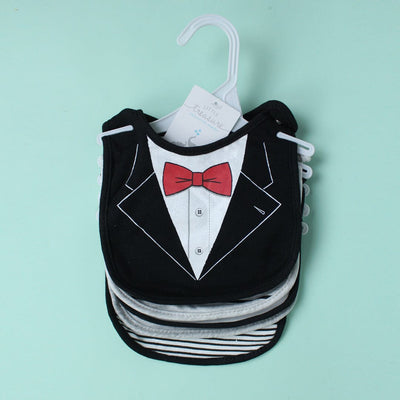 Comfy Bibs Set - Little People Gears Bibs Set Iluvlittlepeople 0-24 Months Black Cotton