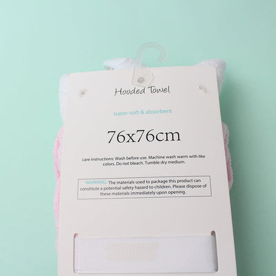 Cozy Hooded Baby Towel - Little People Gears Towels Iluvlittlepeople 