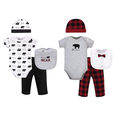 8Pcs Decent Baby Boy Romper Gift Set - Little People Gears Jumpsuits & Rompers Iluvlittlepeople 