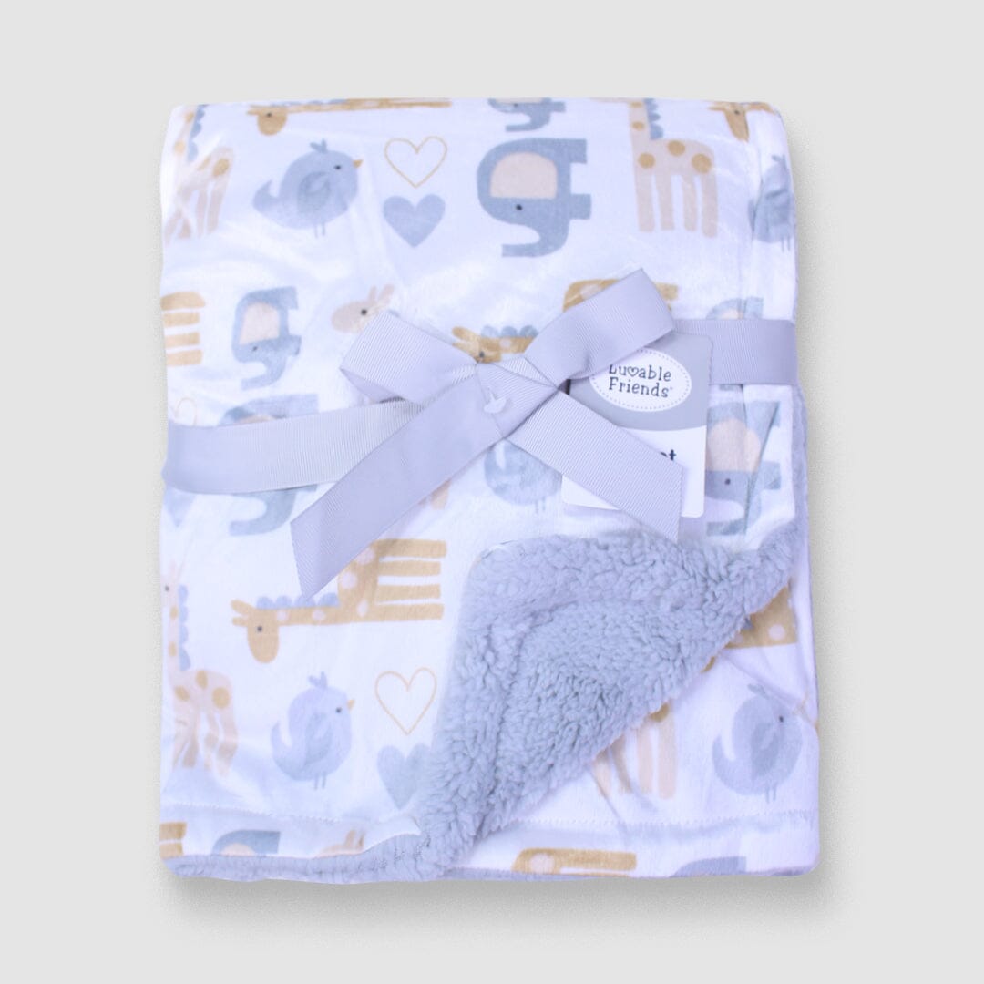 Cozy Comfortable Baby Blanket Blankets Iluvlittlepeople Medium Grey Modern