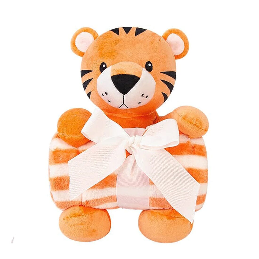 Cozy Lion Themed Baby Blanket With Soft Toy Blankets Iluvlittlepeople Medium Orange Modern