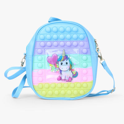 Cute Unicorn Premium Quality Backpack Bag For Kids Bags Iluvlittlepeople Standard Blue Modern