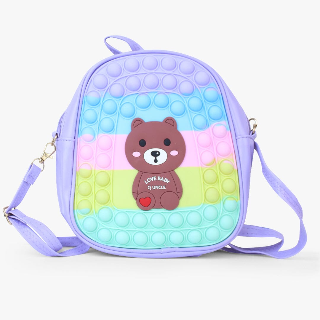 Cute Bear Premium Quality Backpack Bag For Kids Bags Iluvlittlepeople Standard Blue Modern