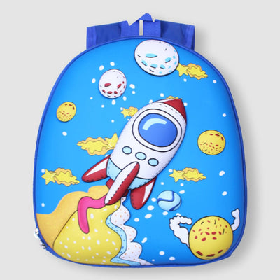 Spaceship Themed Premium Quality Bag For Kids Bags Iluvlittlepeople Standard Blue Modern