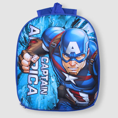 Captain America Character Premium Quality Bag For Kids Bags Iluvlittlepeople Standard Blue Modern
