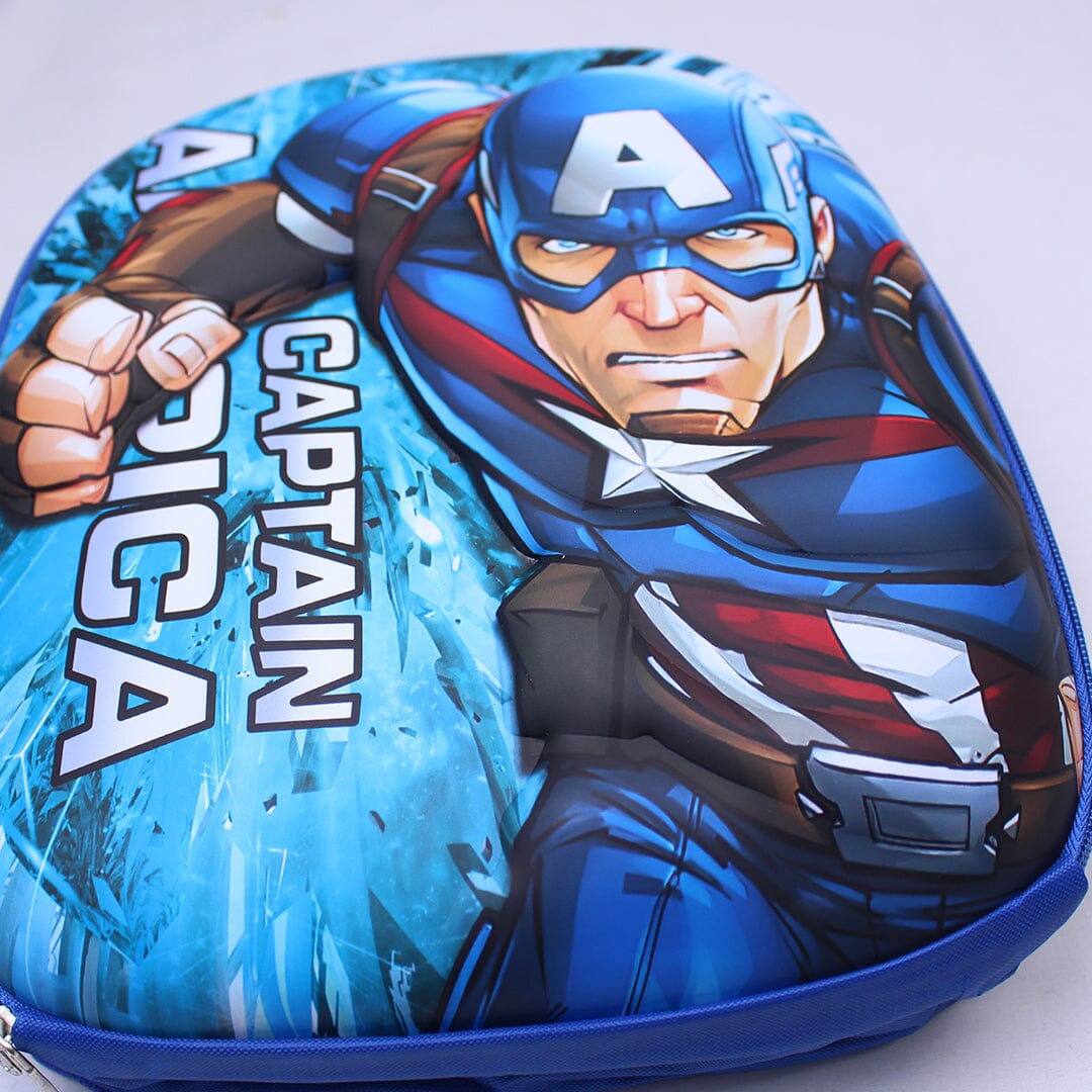 Captain America Character Premium Quality Bag For Kids Bags Iluvlittlepeople 