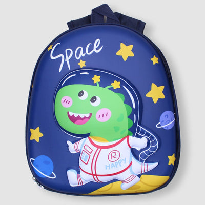 Space Dino Character Premium Quality Bag For Kids Bags Iluvlittlepeople Standard Blue Modern