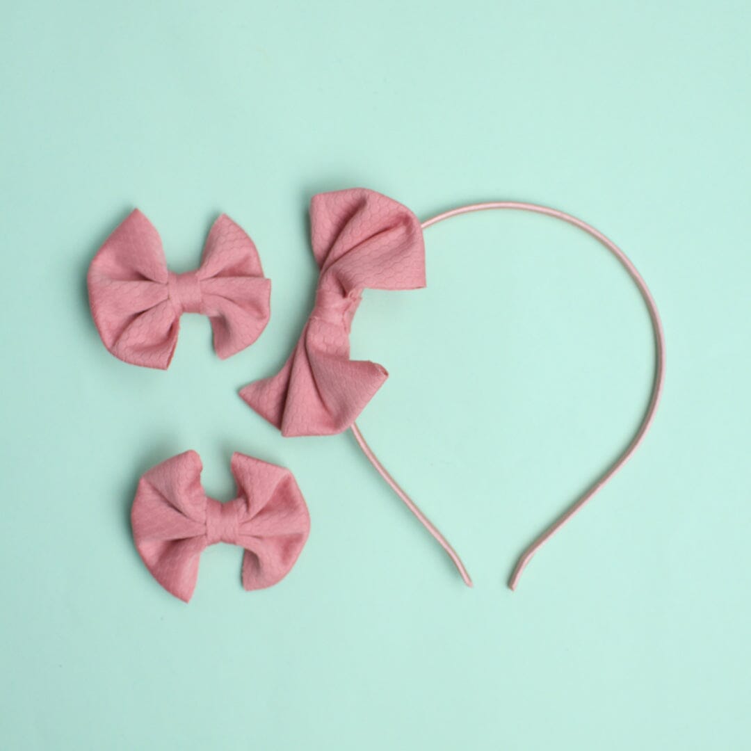 Upright Style Fancy Hairband - Little People Gears Hairband Iluvlittlepeople Standard Pink Stylish