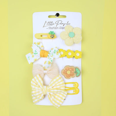 Stylish Fashion Little People Gears - Hairpins & Clips Hairpins & Clips Iluvlittlepeople Sandard Yellow 