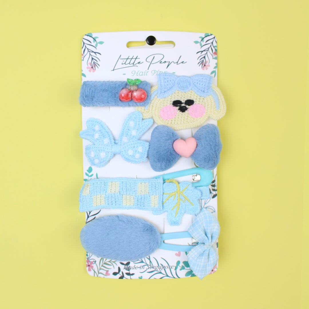 Stylish Fashion Little People Gears - Hairpins & Clips Hairpins & Clips Iluvlittlepeople Sandard Blue 