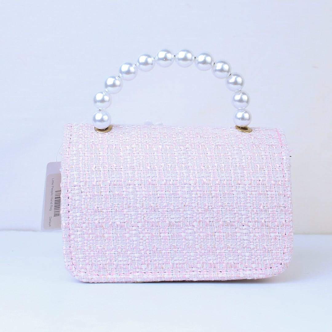 Cute & Stylish Pink Themed Pearl Handbag Bags Iluvlittlepeople 