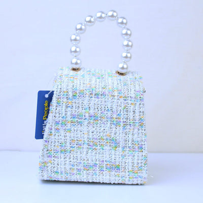 Cute & Stylish Blue Themed Pearl Handbag Bags Iluvlittlepeople 