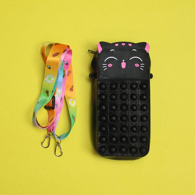 Attractive Black Owl Silicone Geometry Box Bags Iluvlittlepeople Standard Black Modern