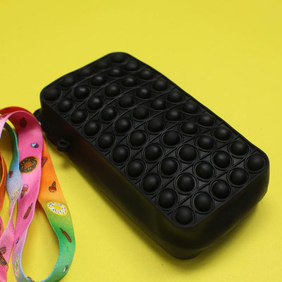 Attractive Black Owl Silicone Geometry Box Bags Iluvlittlepeople 