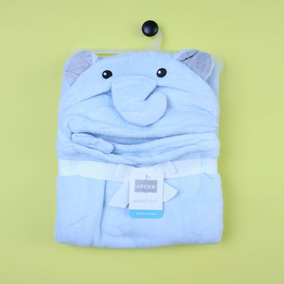 Decent Little People Gears - Cozy Baby Towel Towels Iluvlittlepeople 0-24 Months Blue Modern