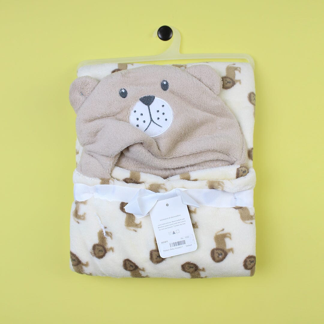 Decent Little People Gears - Cozy Baby Towel Towels Iluvlittlepeople 0-24 Months Brown Modern