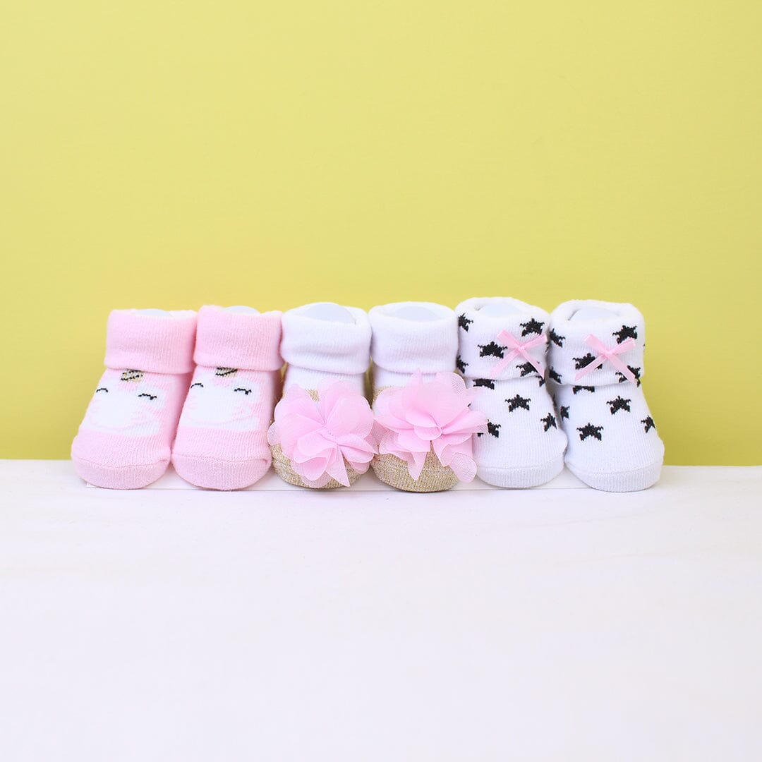 Attractive Socks Set - Little People Gears Socks Set Iluvlittlepeople 0-24 Months Multi Stylish