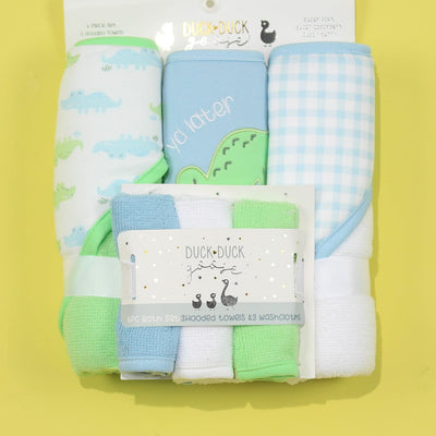 Cozy Comfortable Baby Towel Set - Little People Gears Towels Iluvlittlepeople 