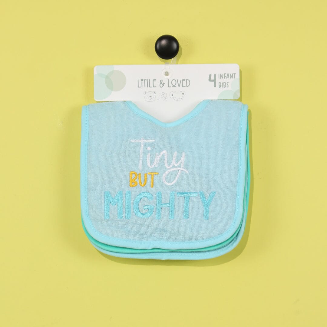 Decent Comfy Bibs Set - Little People Gears Bibs Set Iluvlittlepeople 0-24 Months Aqua Cotton