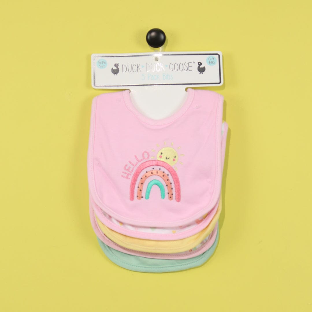 Decent Comfy Bibs Set - Little People Gears Bibs Set Iluvlittlepeople 0-24 Months Pink Cotton