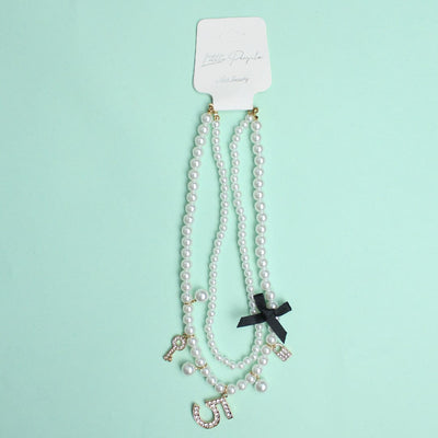 Attractive Necklace For Girls - Little People Gears Necklace Iluvlittlepeople Standard White 