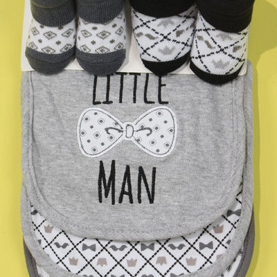 Decent Comfy Bibs & Socks Set - Little People Gears Bibs Set Iluvlittlepeople 