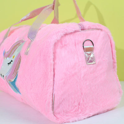 Stylish Fluffy Stuff Pink Themed Travel Bag Travel Bag Iluvlittlepeople 