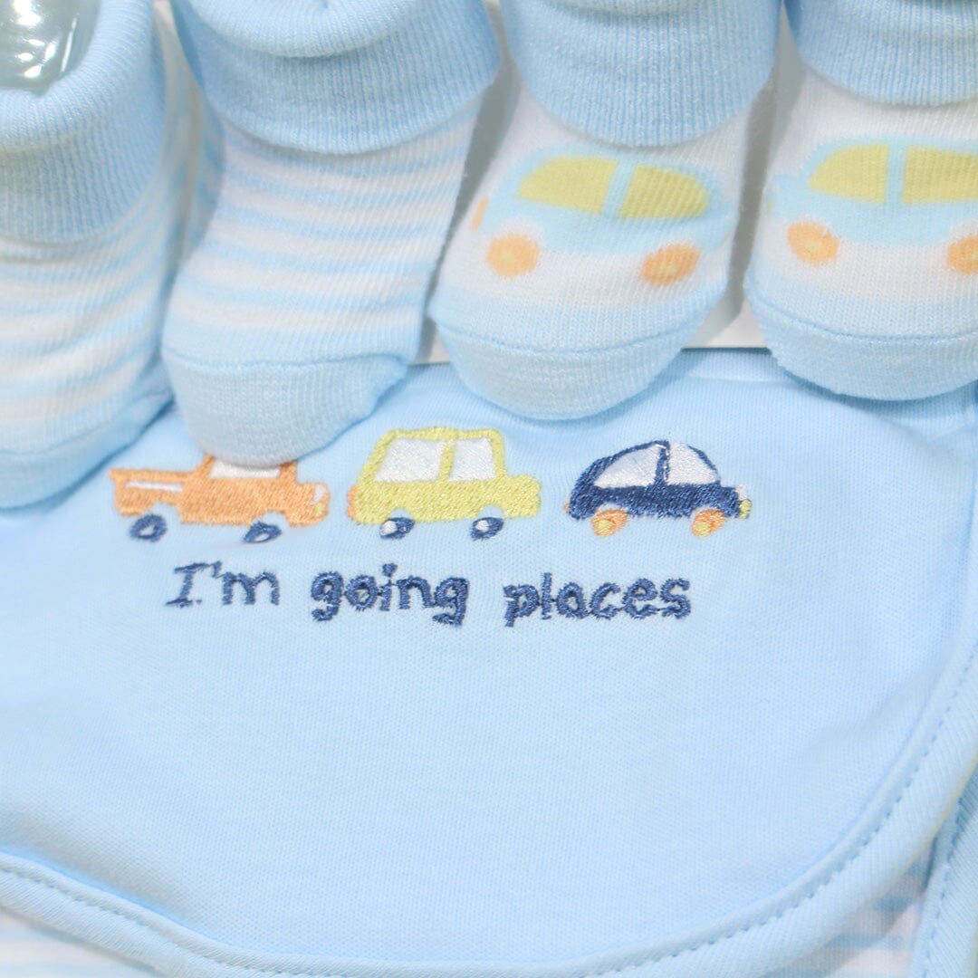 Decent Comfy Bibs & Socks Set - Little People Gears Bibs Set Iluvlittlepeople 