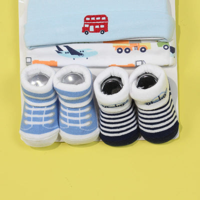 Modern Caps & Socks Set - Little People Gears Caps Iluvlittlepeople 