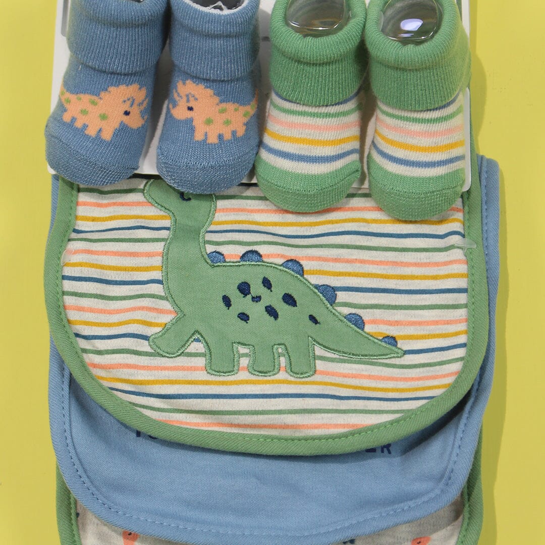 Decent Comfy Bibs & Socks Set - Little People Gears Bibs Set Iluvlittlepeople 