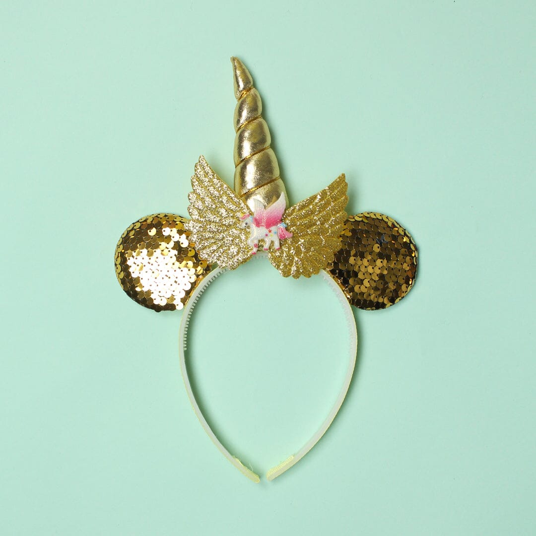 Dashing Fashion Hairband - Little People Gears Hairband Iluvlittlepeople Standard Golden Stylish