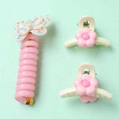 Stylish Baby Girl Spiral Hair Ties - Little People Gears Spiral Hair Ties Iluvlittlepeople 