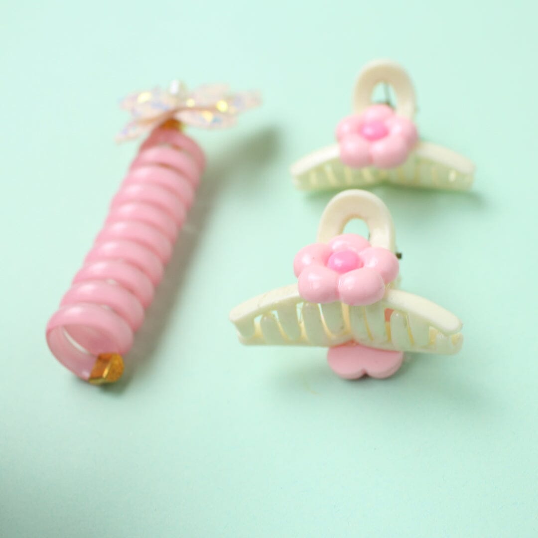 Stylish Baby Girl Spiral Hair Ties - Little People Gears Spiral Hair Ties Iluvlittlepeople 