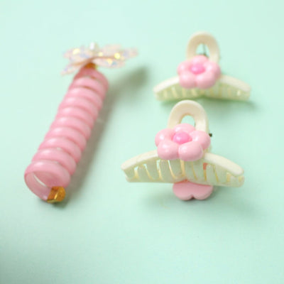Stylish Baby Girl Spiral Hair Ties - Little People Gears Spiral Hair Ties Iluvlittlepeople 