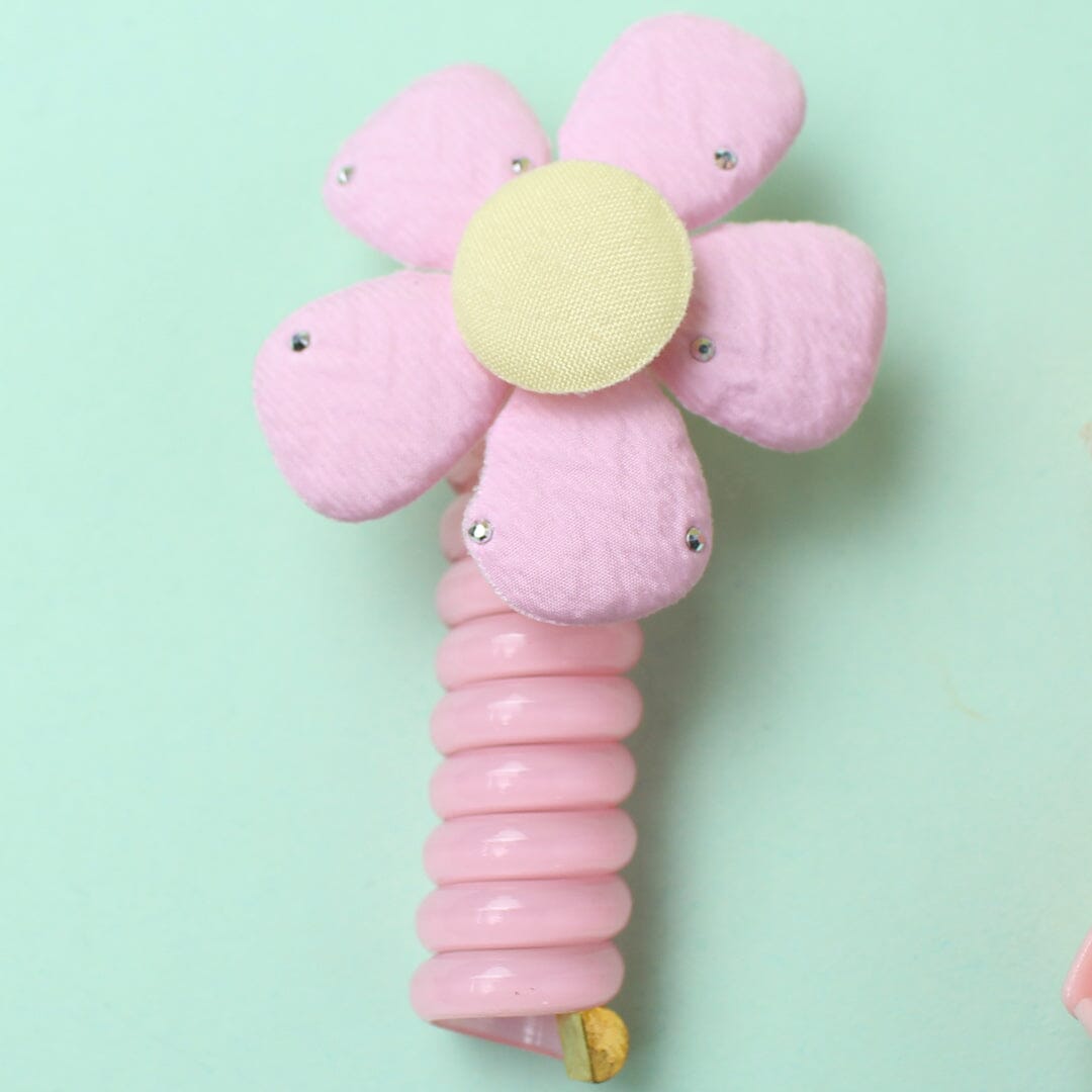 Stylish Baby Girl Spiral Hair Ties - Little People Gears Spiral Hair Ties Iluvlittlepeople 