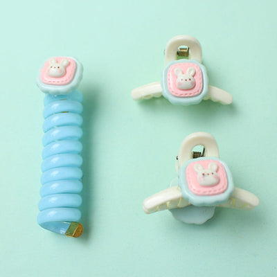 Stylish Baby Girl Spiral Hair Ties - Little People Gears Spiral Hair Ties Iluvlittlepeople 