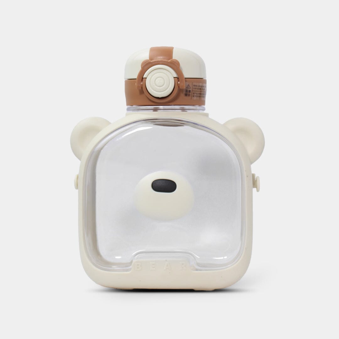 Stylish Water Bottle For Kids - Little People Gears Water Bottle Iluvlittlepeople Standard Brown 