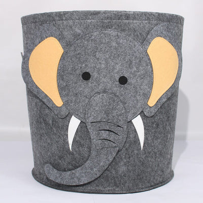 Delighted Elephant Themed Premium Quality Kids Storage Basket Basket Iluvlittlepeople 