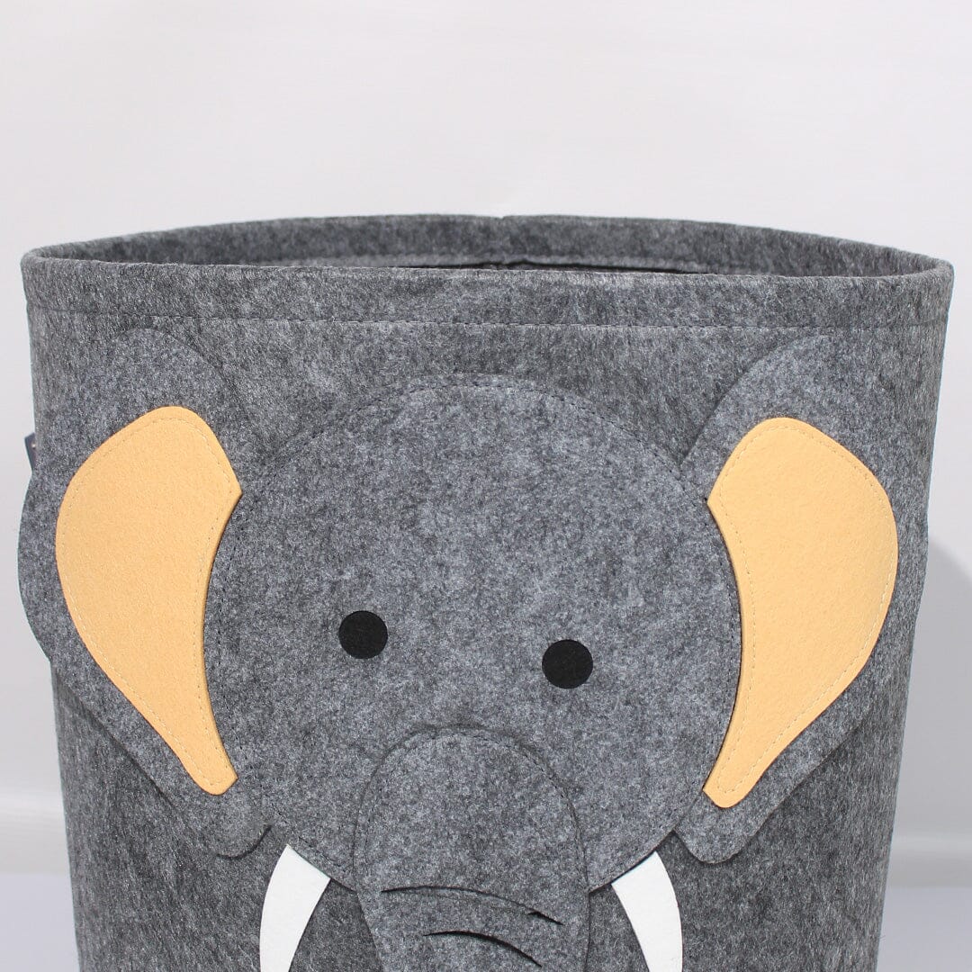 Delighted Elephant Themed Premium Quality Kids Storage Basket Basket Iluvlittlepeople 