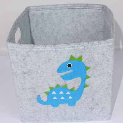 Cute Dino Themed Premium Quality Kids Storage Basket Basket Iluvlittlepeople 