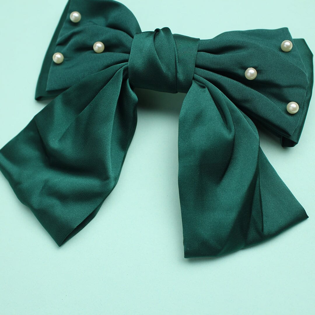 Stylish Hair Bow Clip - Little People Gears Hair Bow Clip Iluvlittlepeople 