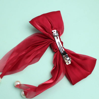 Stylish Hair Bow Clip - Little People Gears Hair Bow Clip Iluvlittlepeople 