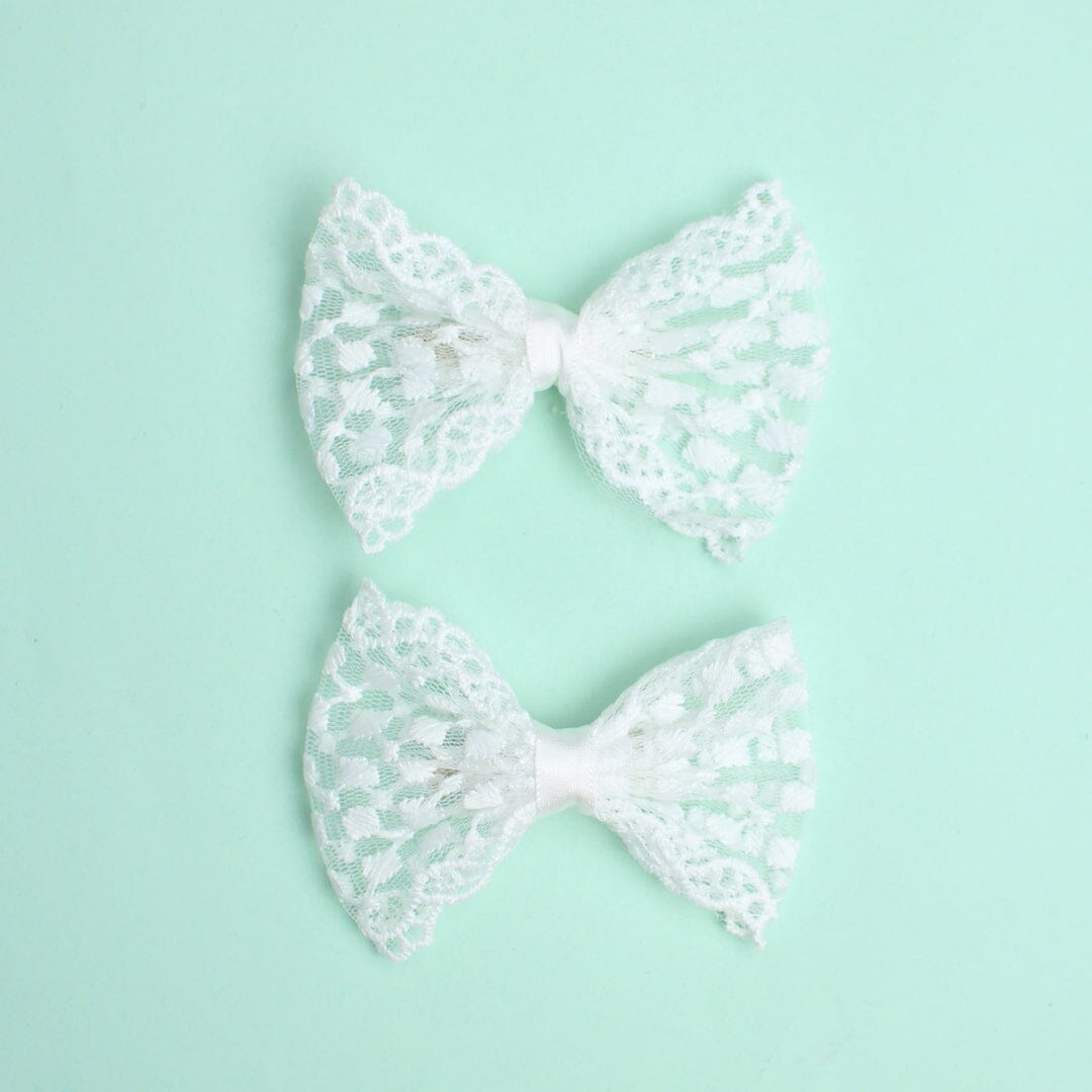 Desiring Fashion Hairpins & Clips - Little People Gears Hairpins & Clips Iluvlittlepeople Standard White 