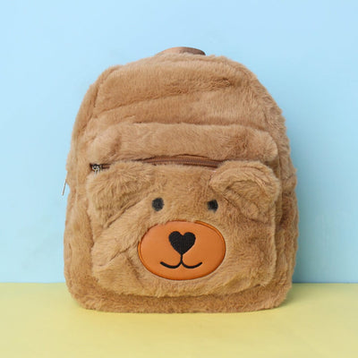 Stylish Brown Themed Kids Backpack Bag Bags Iluvlittlepeople Standard Brown Modern