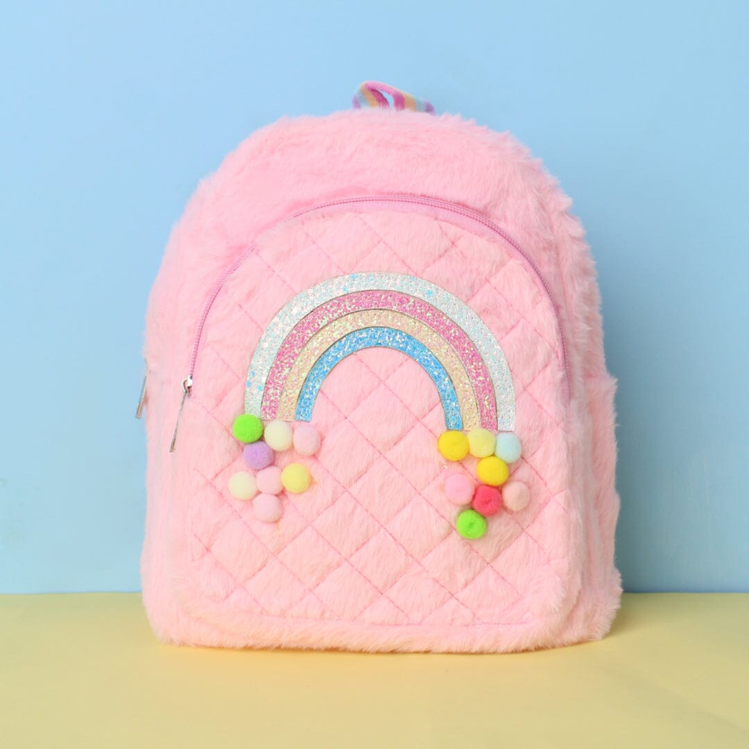 Sweet Pink Themed Kids Backpack Bag Bags Iluvlittlepeople Standard Pink Modern