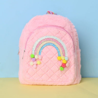 Sweet Pink Themed Kids Backpack Bag Bags Iluvlittlepeople Standard Pink Modern