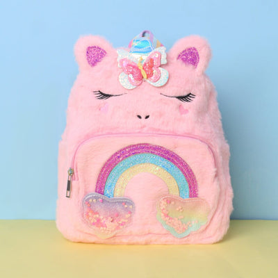 Desire Pink Themed Kids Backpack Bag Bags Iluvlittlepeople Standard Pink Modern