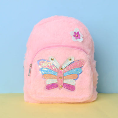 Fancy Pink Themed Kids Backpack Bag Bags Iluvlittlepeople Standard Pink Modern